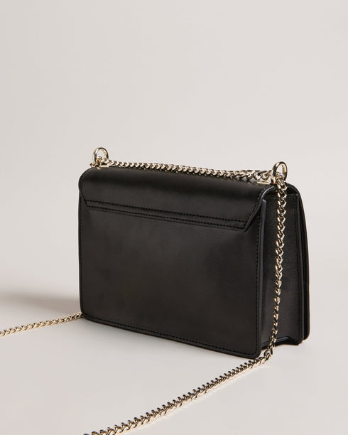 BAELEEN-Bags-It's all in the details: Cross body bag Top grain leather Bow detail Magnetic fastening Internal zip pocket Chain shoulder strap Logo detail Dimensions: 23cm x 15cm x 6cm- Ted Baker Romania